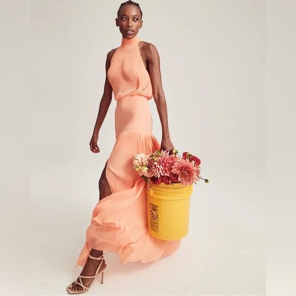 Veronica Beard Dresses & Skirts - Gorgeous Lilliana Pleated Halter Maxi Dress